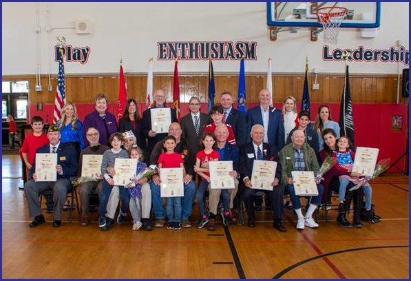 Rhoads Veterans Day at Levy School