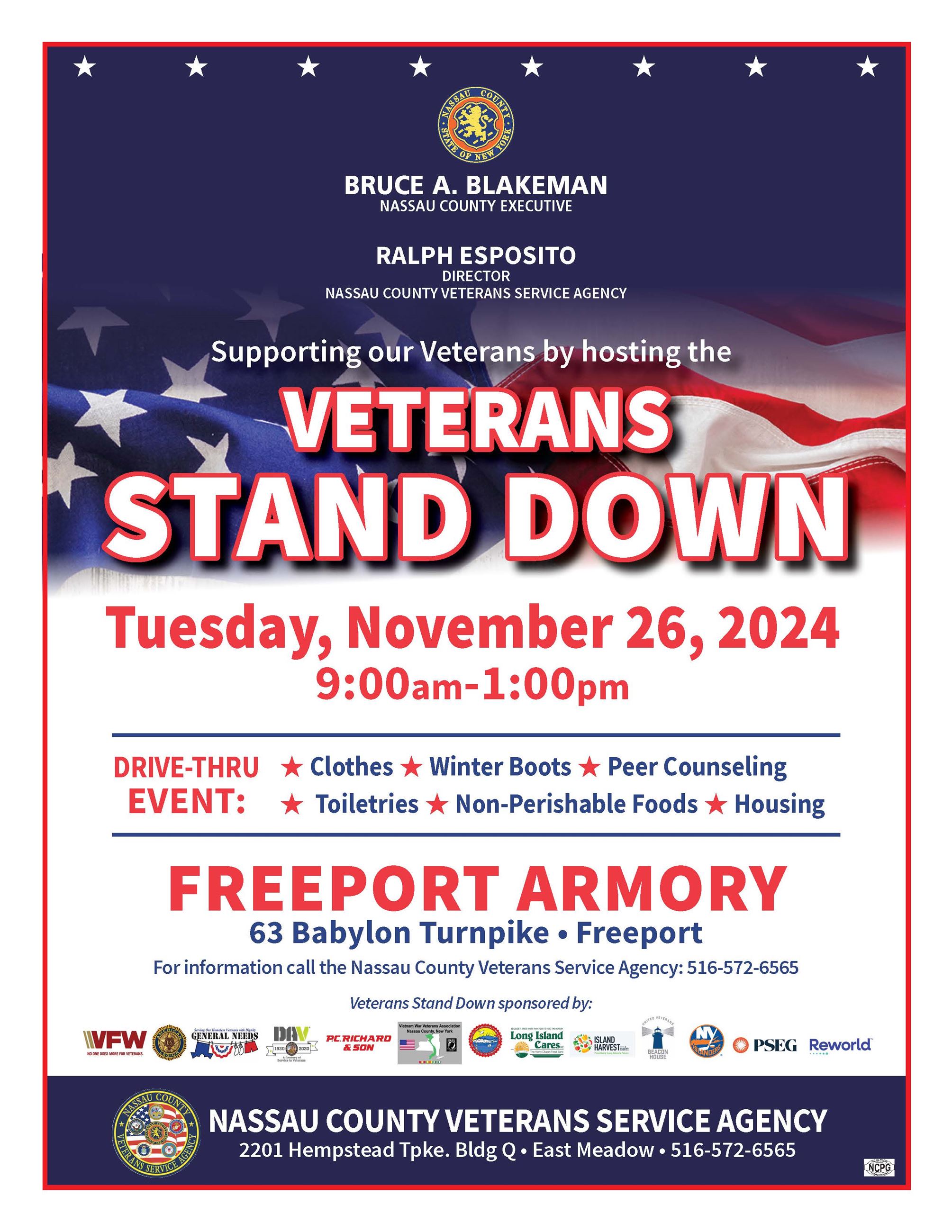 Veterans Winter Stand Down Flyer 2024