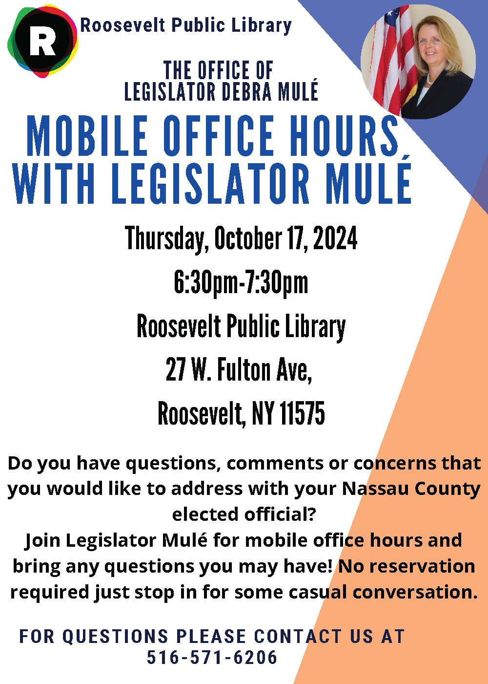 Mobile Office Hours- Roosevelt