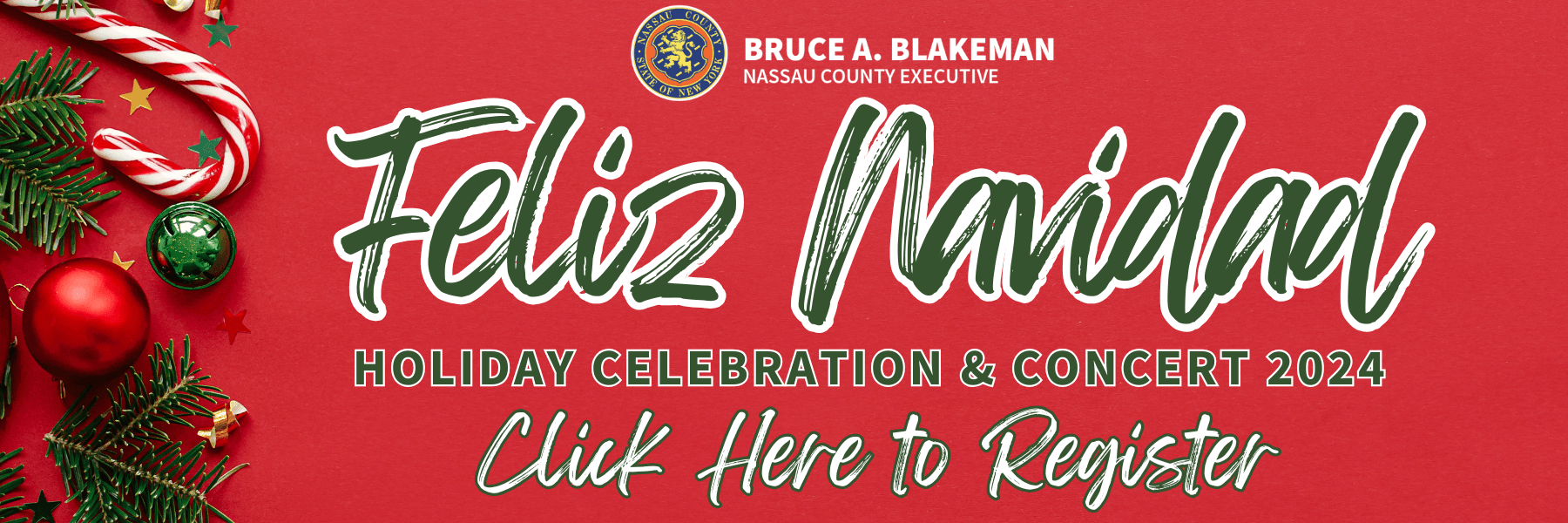 Feliz Navidad Holday Celebration & Concert 2024: Click here to register.