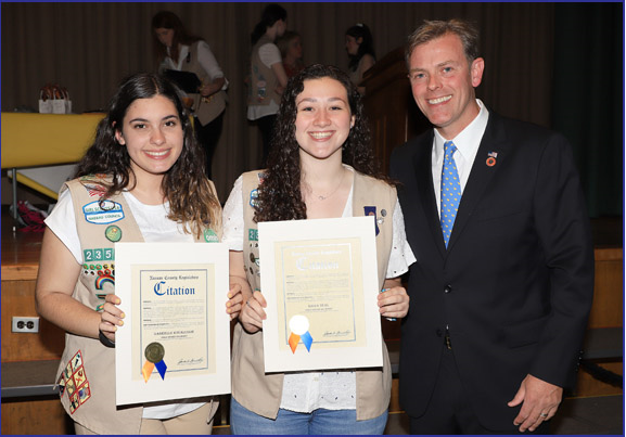 Kennedy Honors Girl Scouts