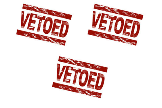 Vetoed