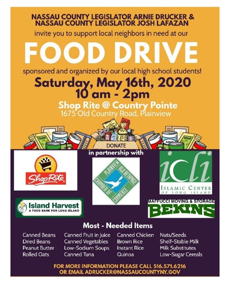 Drucker - Food Drive 05162020