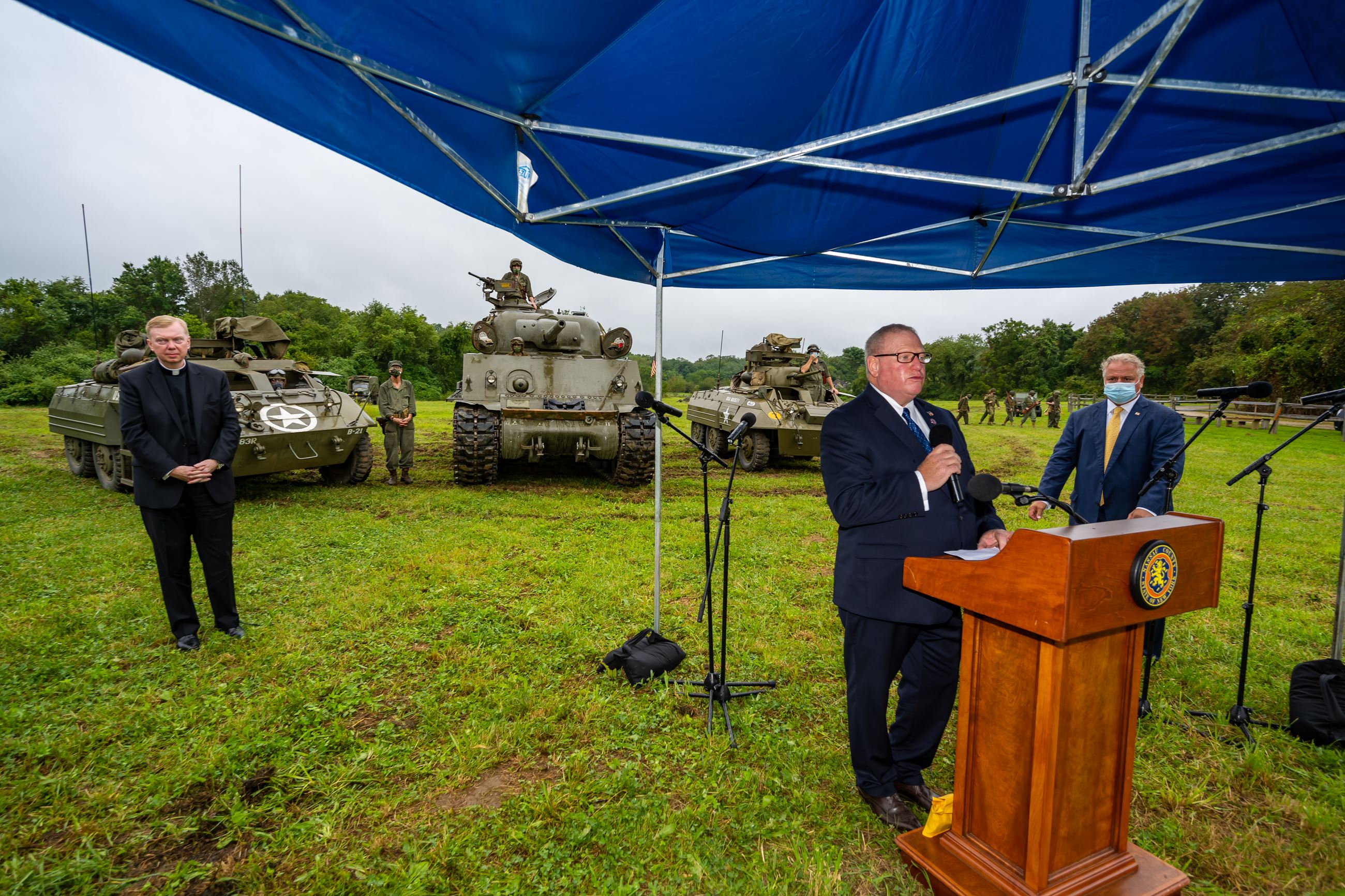 Legislator Drucker - World War II 75th Anniversary Ceremony