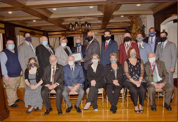 LEGISLATOR FERRETTI ATTENDS LEVITTOWN KIWANIS ANNUAL INSTALLATION DINNER