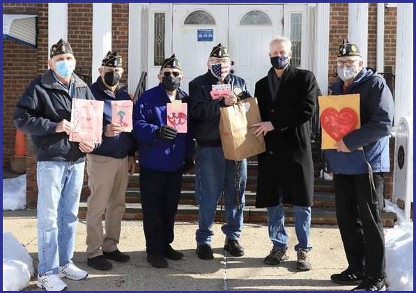 PRESIDING OFFICER NICOLELLO DELIVERS VALENTINES FOR VETERANS