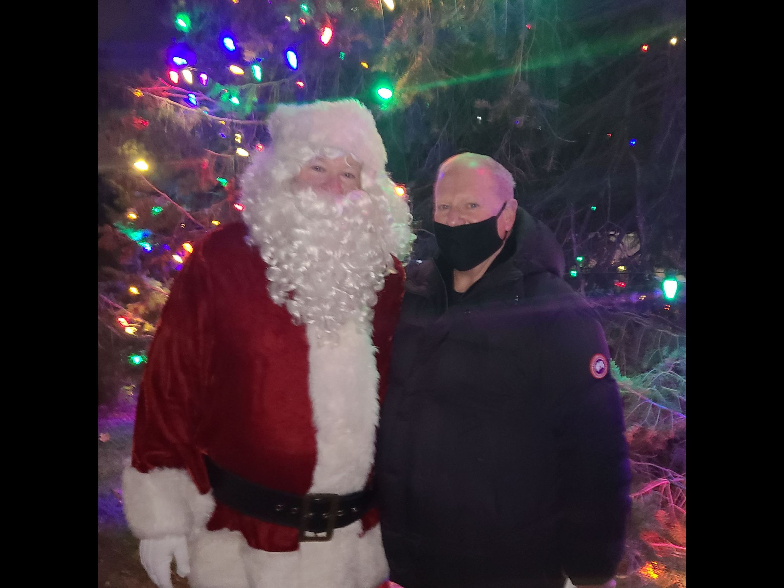 Legislator Drucker with Santa