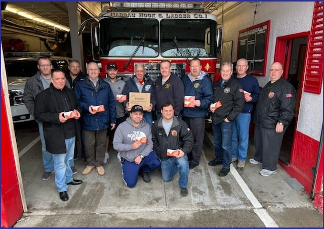 LEGISLATOR GAYLOR AND VALLEY STREAM OFFICIALS DELIVER COVID TESTS TO FIREFIGHTERS