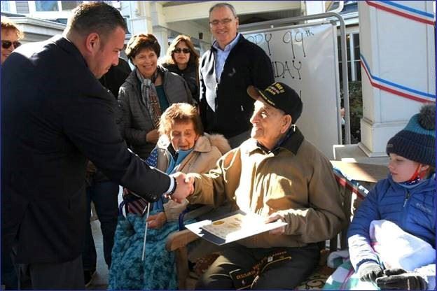 LEGISLATOR GAYLOR WISHES  HAPPY BIRTHDAY TO 99-YEAR-OLD VETERAN