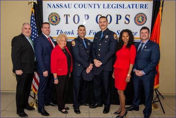 LEGISLATOR WALKER HONORS NASSAU COUNTY TOP COPS WHO STOPPED SCAMMER