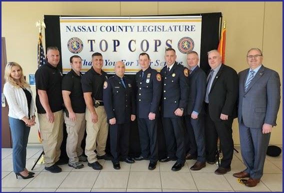 LEGISLATOR SCHAEFER HONORS NASSAU COUNTY TOP COPS WHO STOPPED SCAMMER