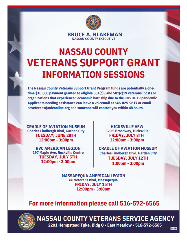 Veterans Grant Funding Flyer