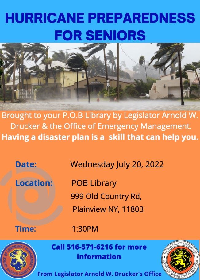 Drucker Hurricane Preparedness Flyer