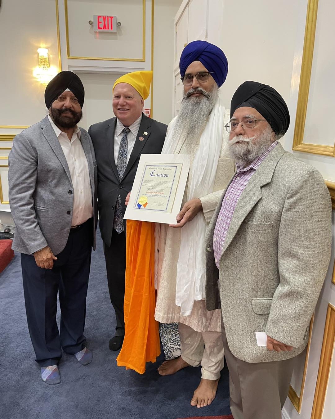 Legislator Drucker - Guru Nanak Dev Ji celebration 2