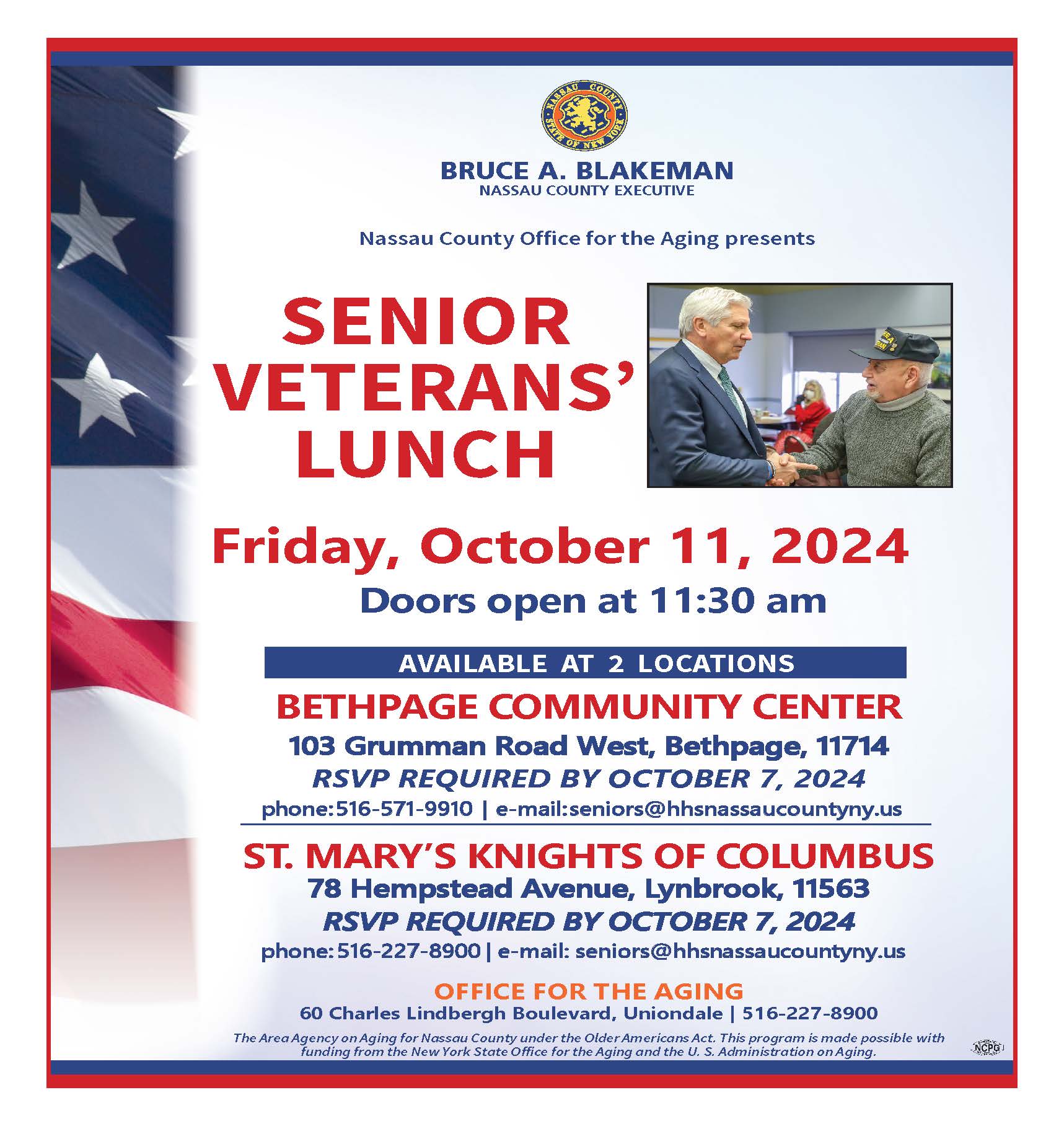 Senior Veterans Lunch Dual 10-11-24