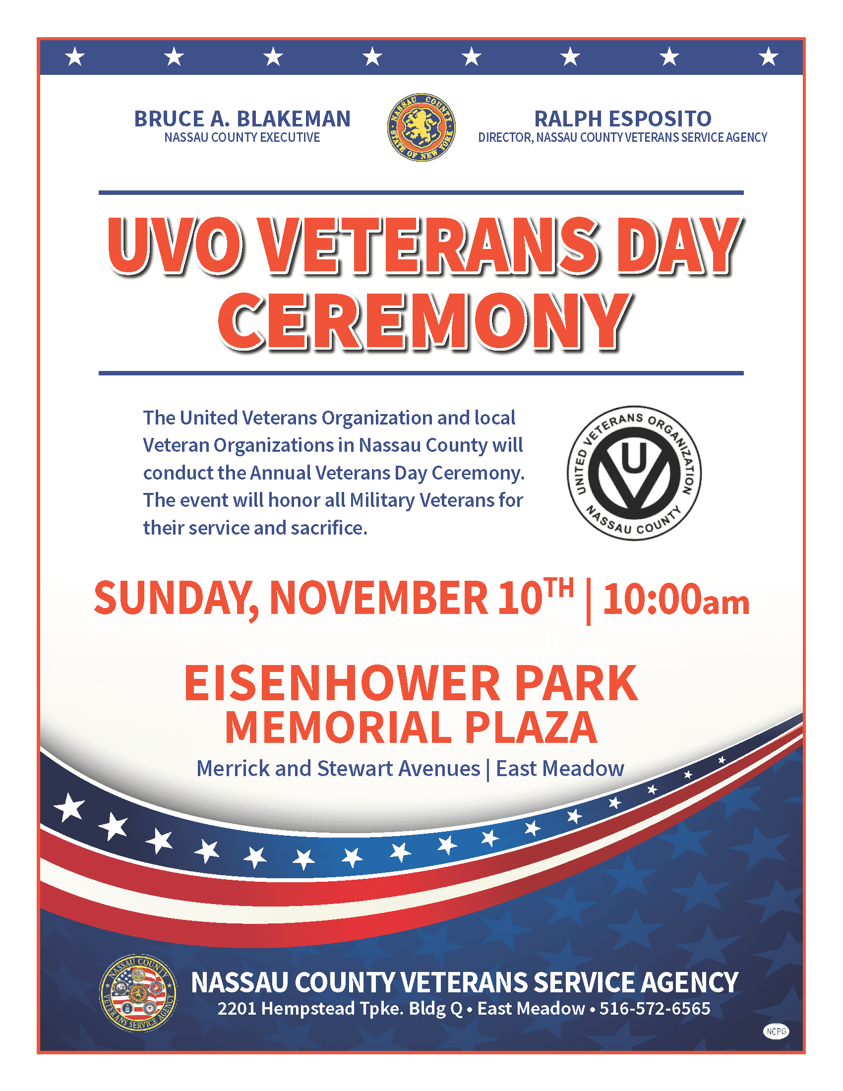 UVO Veterans Day Flyer 2024