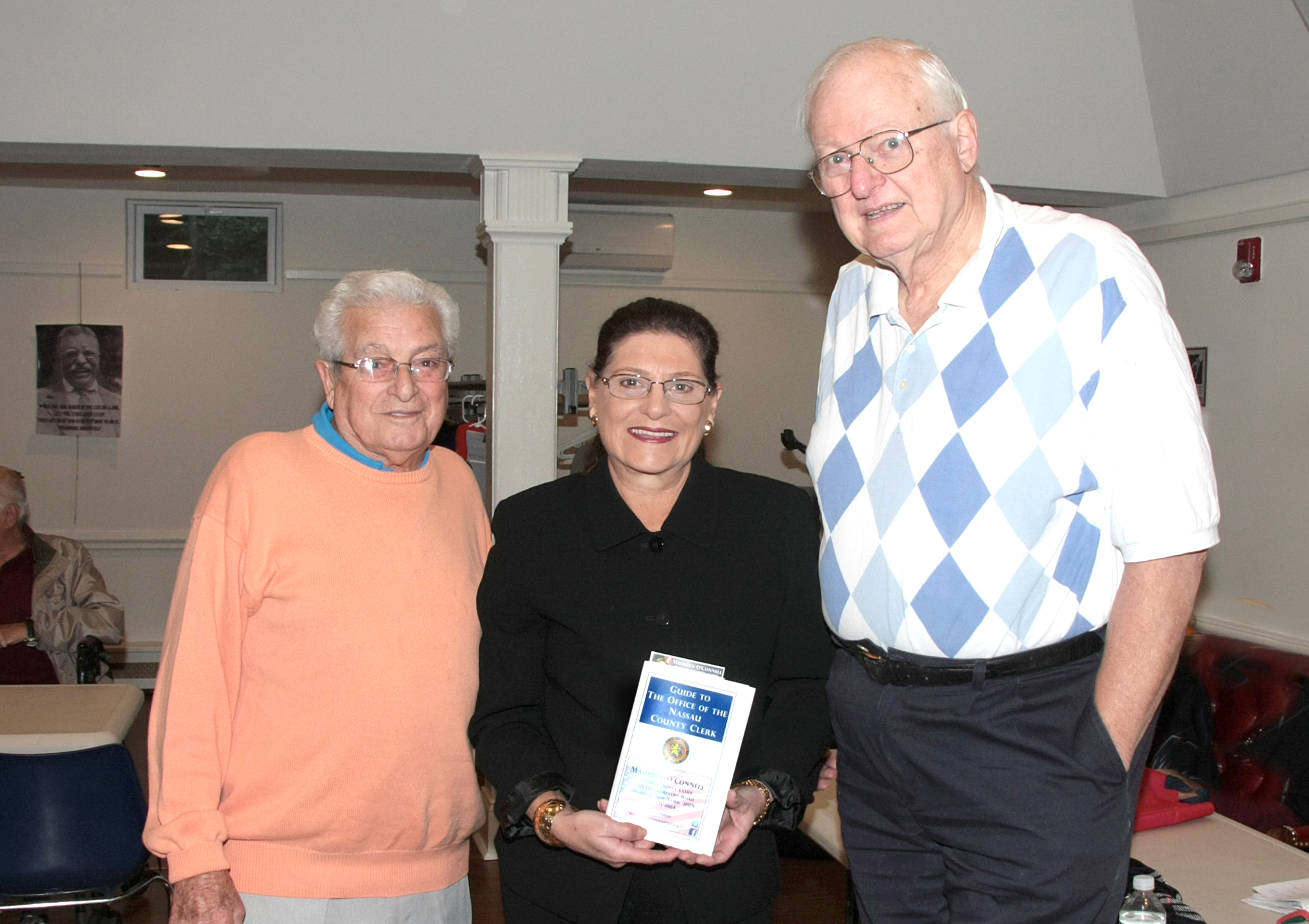 COUNTY CLERK SPEAKS AT LOCUST VALLEY SENIOR CITIZENS CLUB MEETING 