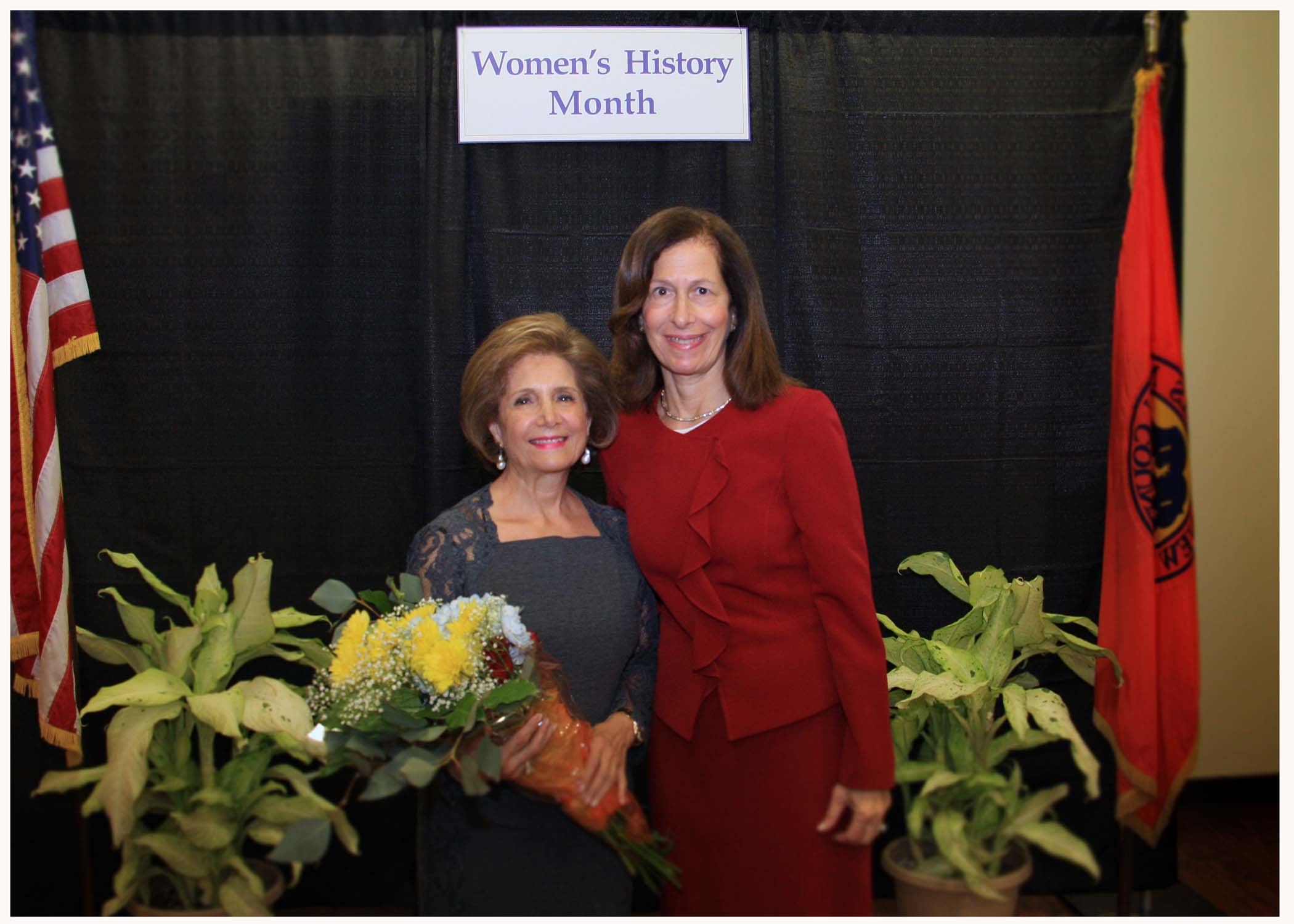 Parvaneh Khodadadian and Legislator Ellen W. Birnbaum