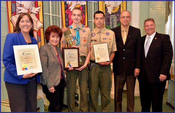 PRESIDING OFFICER GONSALVES  ATTENDS EAGLE SCOUT NUNEZ COURT OF HONOR