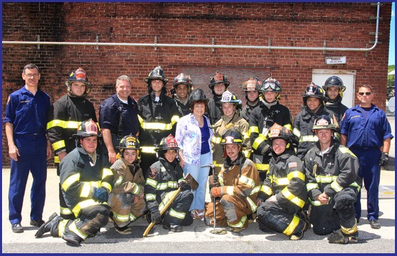 LEGISLATOR RHOADS ATTENDS JUNIOR FIREFIGHTER CAMP